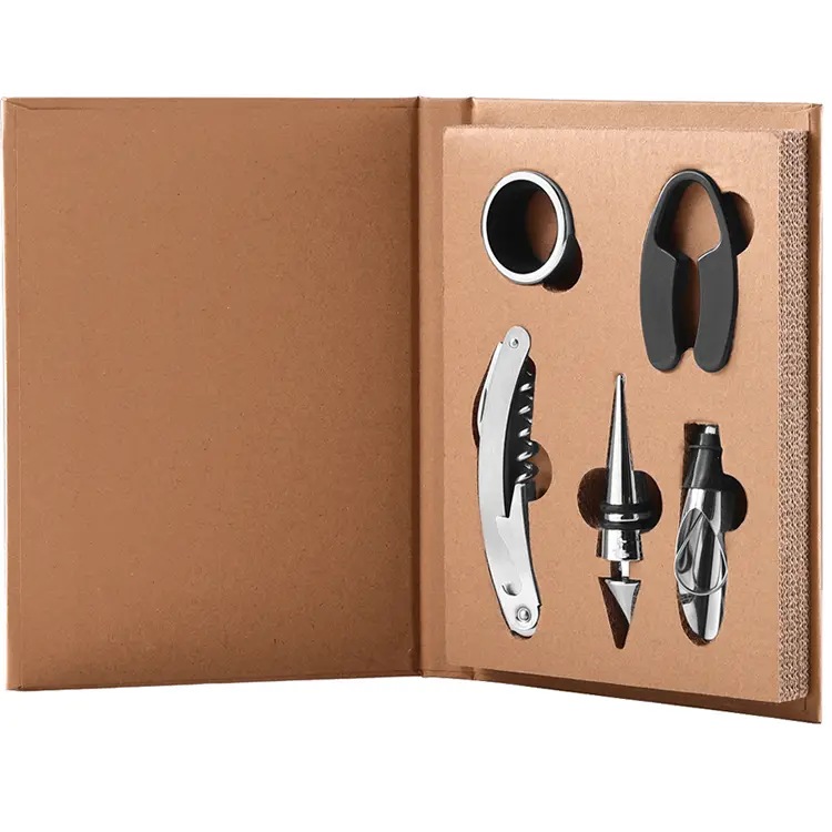 Kraft Paper Color Box Sada vína